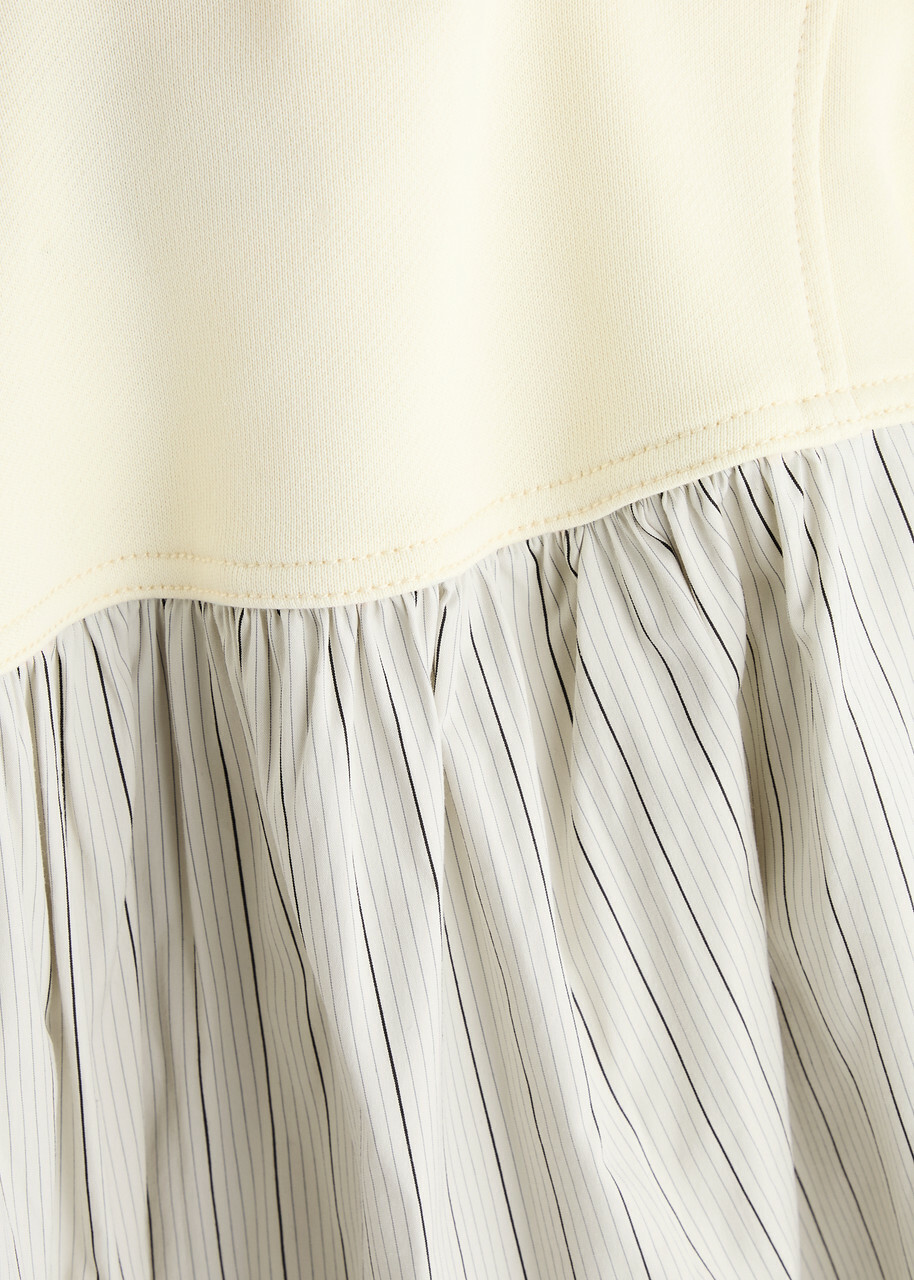 3.1 Phillip Lim Layered Striped Shirt-effect Sweatshirt Off