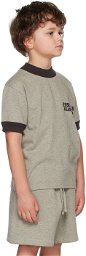 Essentials Kids Grey Ringer T-Shirt