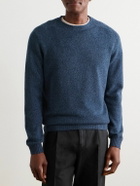 Boglioli - Wool and Cashmere-Blend Sweater - Blue