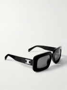 CELINE - Rectangular-Frame Acetate Sunglasses