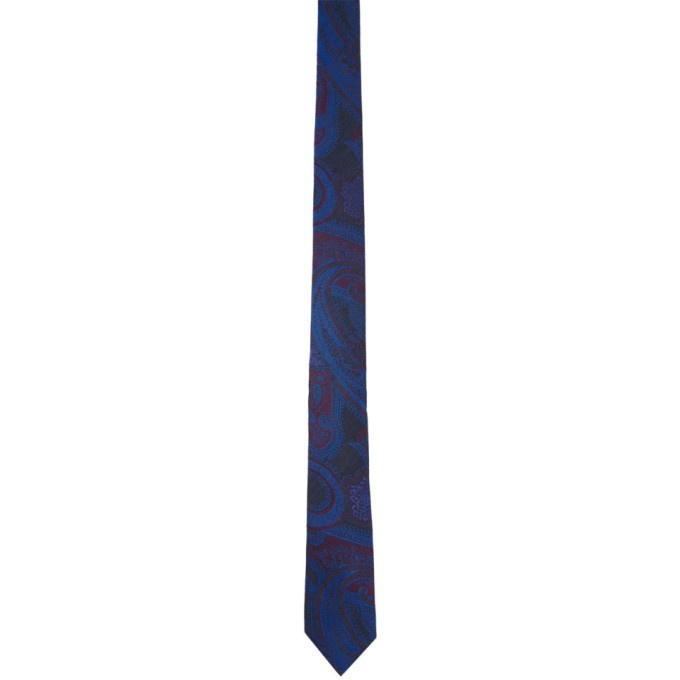 Photo: Etro Navy Paisley Tie