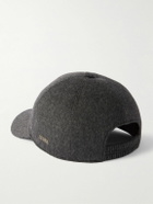 Zegna - Logo-Appliquéd Oasi Cashmere Baseball Cap - Gray