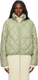 Jil Sander Green 164 Down Jacket