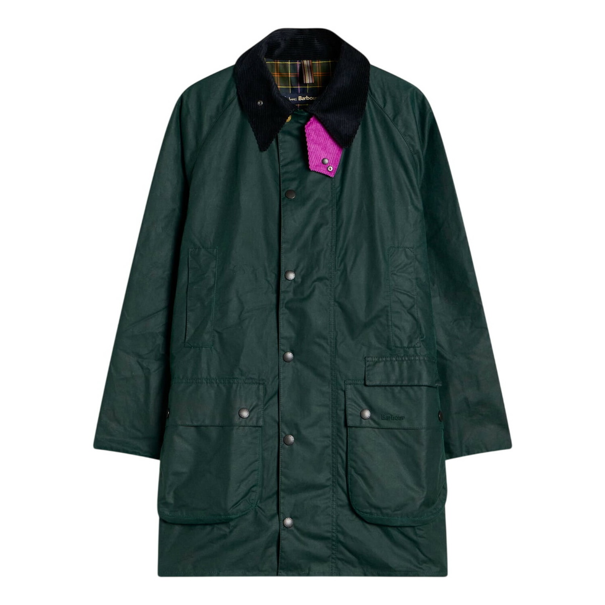 Barbour - Despatch Riders Belted Corduroy-Trimmed Waxed-Cotton