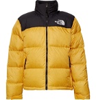 The North Face - 1996 Nuptse Colour-Block Quilted Nylon-Ripstop Down Jacket - Yellow