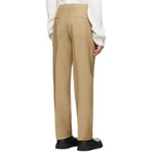 Bottega Veneta Beige Wool Slim Trousers