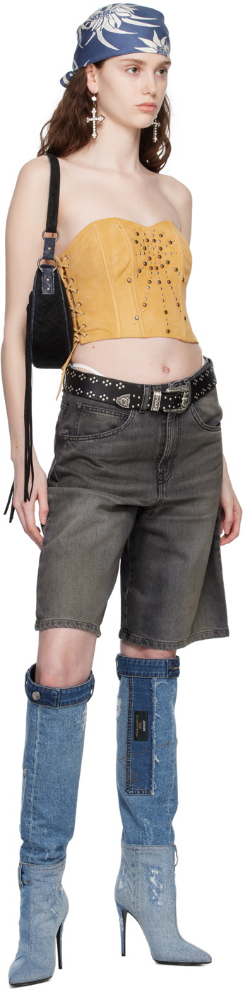 Guess Jeans U.S.A. Black Vintage Denim Shorts