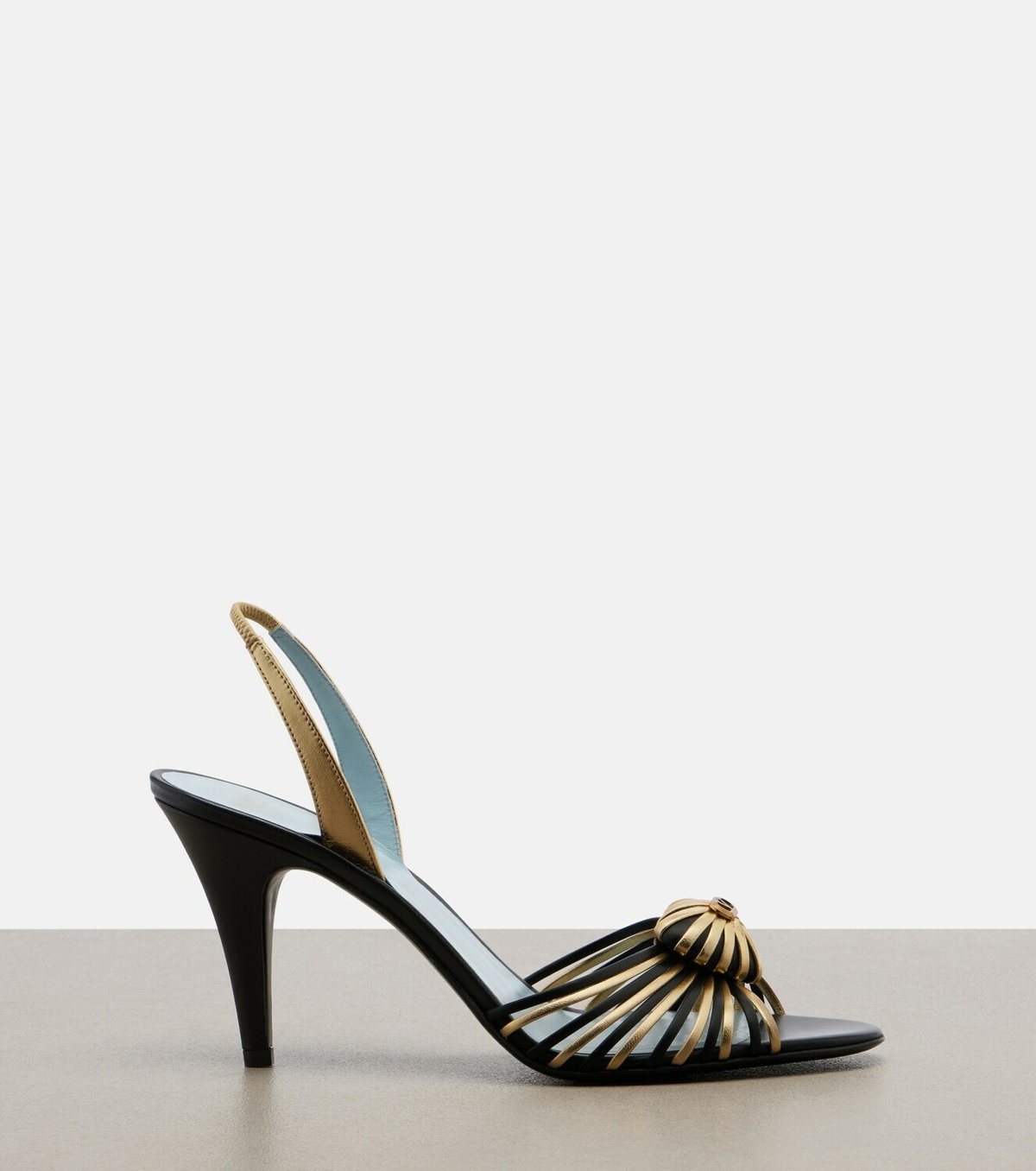 Valentino Garavani Cœur Royal leather slingback sandals