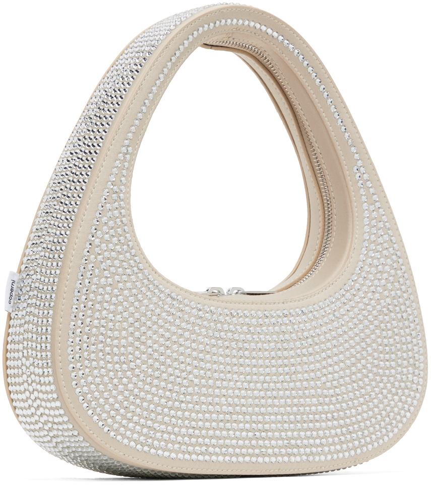 Coperni Beige Baguette Swipe Shoulder Bag
