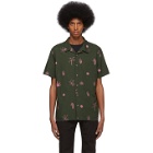PS by Paul Smith Green and Pink Print Casual Shirt