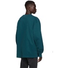 Acne Studios Green Logo Fleece Sweatshirt
