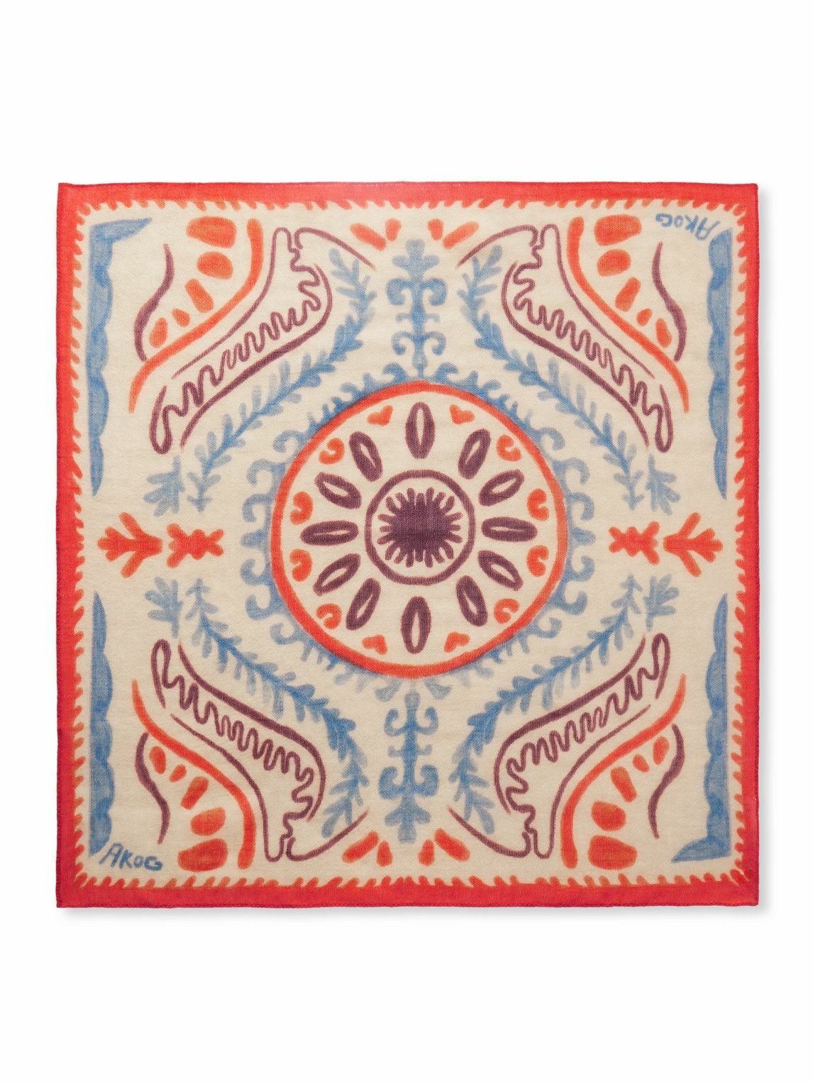 A Kind Of Guise - Bora Printed Virgin Wool Scarf