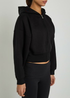 Tala Cocoon Hooded Jersey Sweatshirt Black