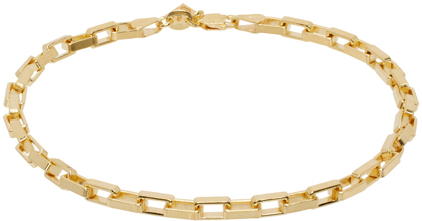 Veneda Carter SSENSE Exclusive Gold VC008 Thick Bracelet