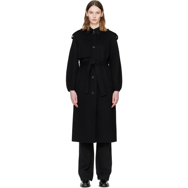 Photo: MACKAGE Black CEYLA Double-Face Wool Coat