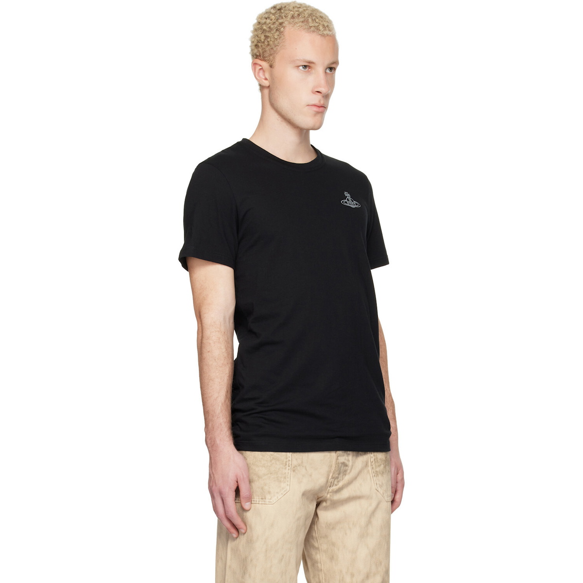 Vivienne Westwood Two-Pack Black Cotton Jersey T-shirts