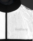 Awake 3 M Logo Printed Nylon Zip Up Shell Black|Grey - Mens - Track Jackets