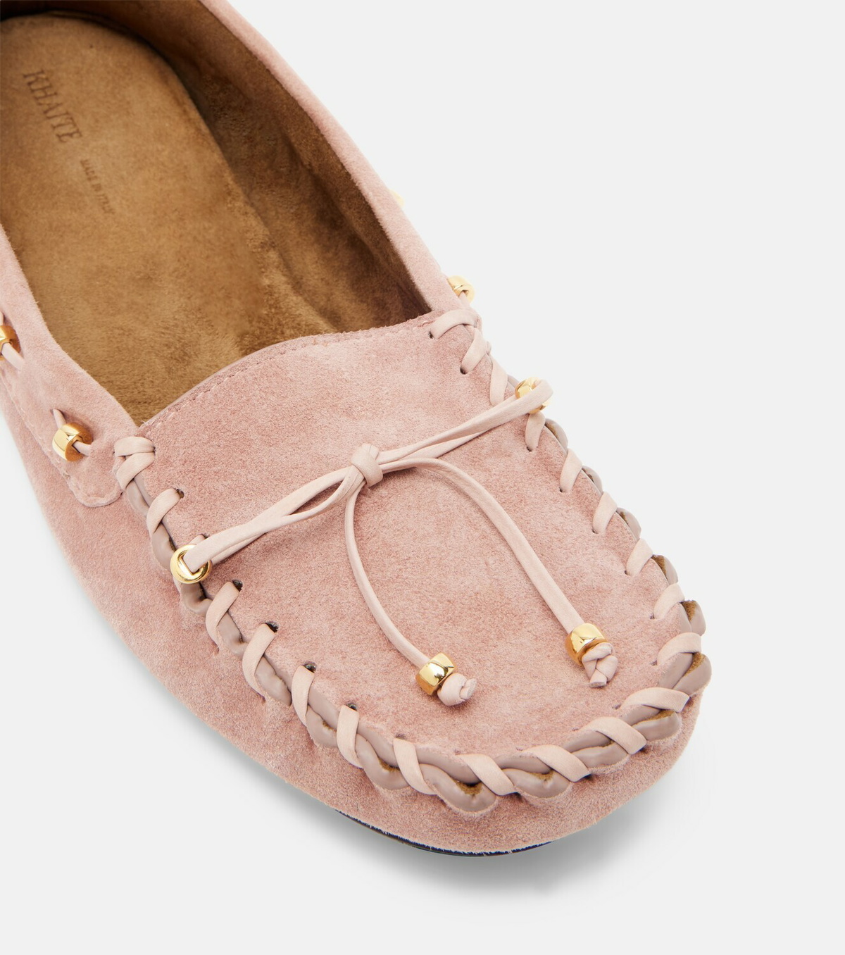 Khaite Milly suede loafers