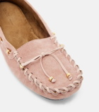 Khaite Milly suede loafers