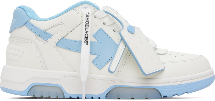 Photo: Off-White White 'Out Of Office' Calf Leather Sneakers