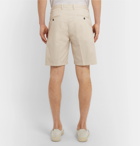 AMI - Slim-Fit Cotton-Twill Bermuda Shorts - Cream