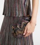 Missoni Caperdoni Small sequined clutch