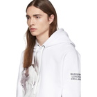 Burberry White Unicorn Hoodie