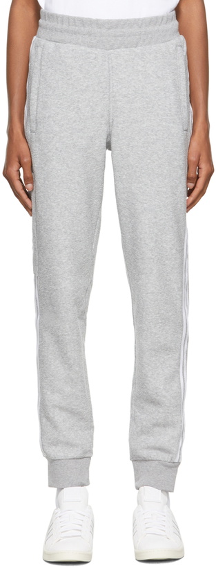 Photo: adidas Originals Grey Comfort 3-Stripes Lounge Pants