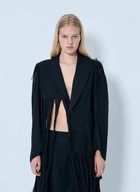 Yohji Yamamoto Frayed Hem Blazer