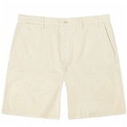 Norse Projects Men's Aros Regular Organic Light Twill Shorts in Oatmeal