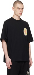 Marcelo Burlon County of Milan Black Macrame Patch T-Shirt