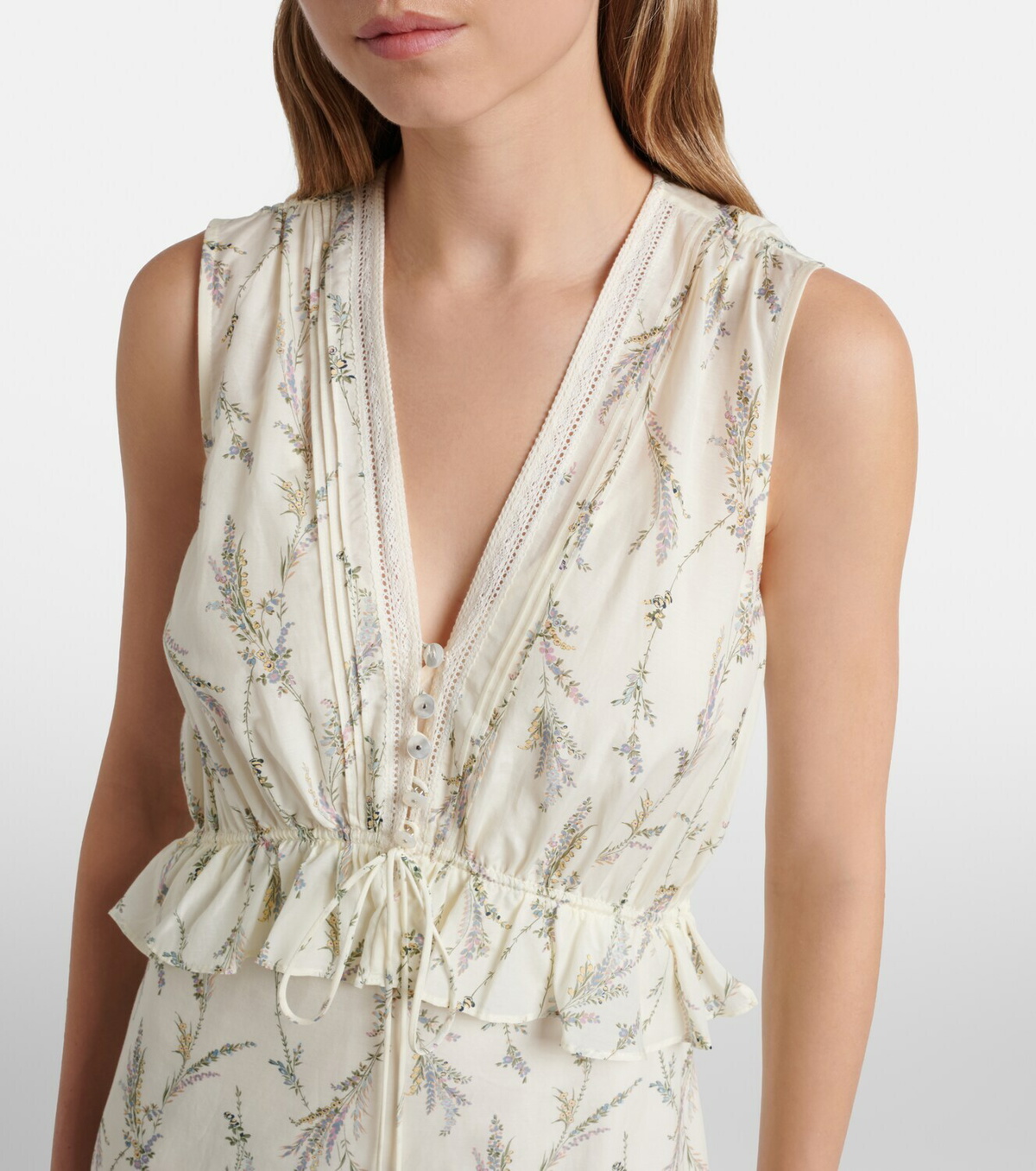 Veronica Beard Ollian cotton and silk voile minidress