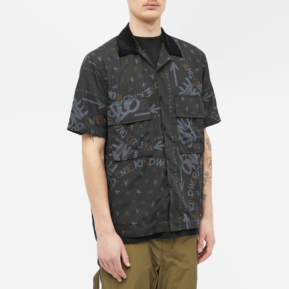 Sacai x Eric Haze Bandana Print Shirt in Black Sacai