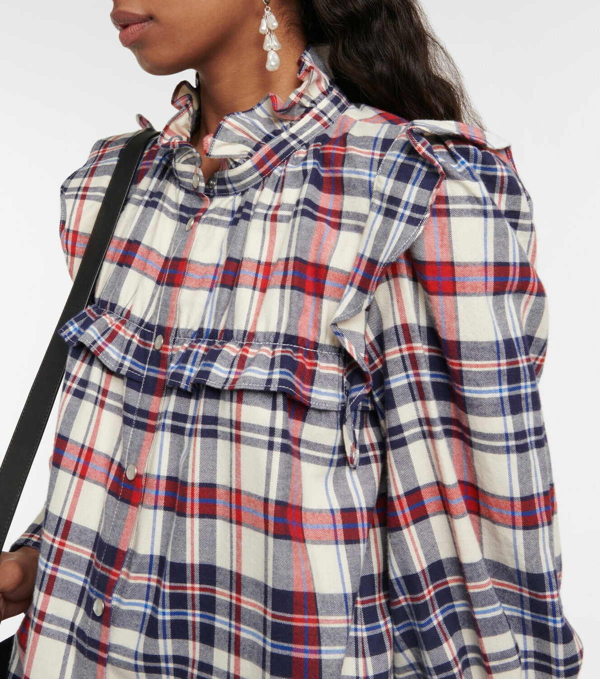 美品 匿名配送 ISABEL MARANT ETOILE チェック柄 コットン 美品 匿名配送 ISABEL MARANT ETOILE チェック柄 コットン