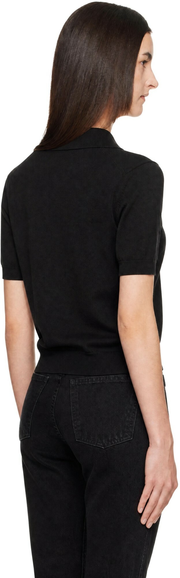 High Sport Black Court Polo