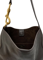 Mulberry Hackney Glossed Grained Leather Shoulder bag - Brown - One Size