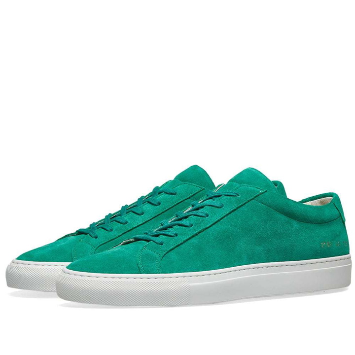 Photo: Common Projects Original Achilles Low Suede Green