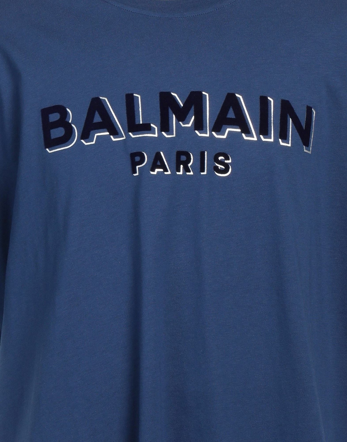 Balmain Mens T-shirt in Navy