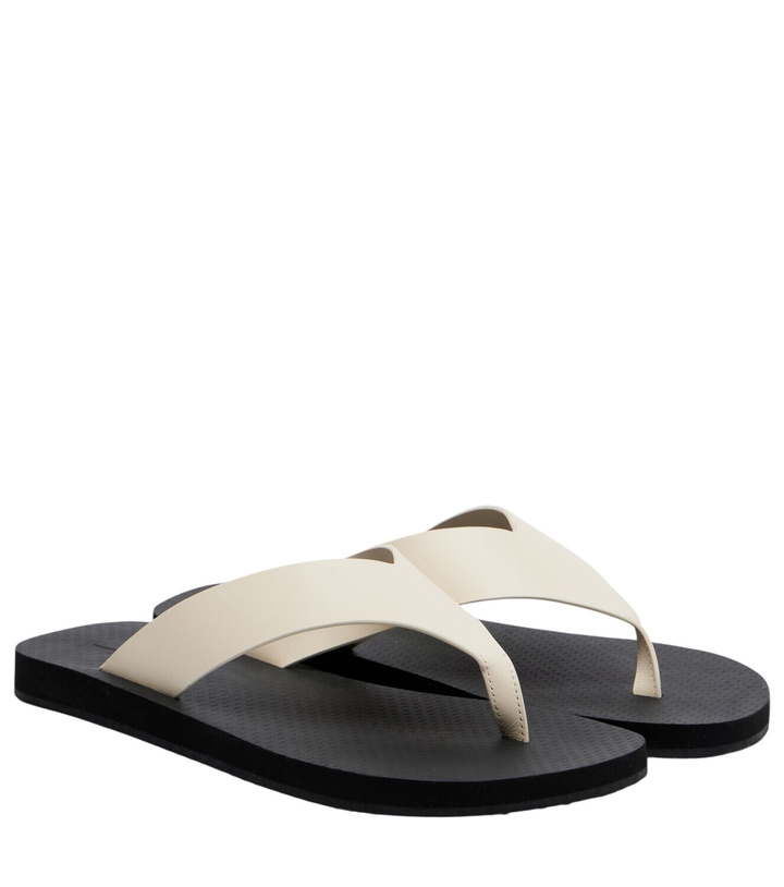 Photo: The Row Dune Classic leather thong sandals