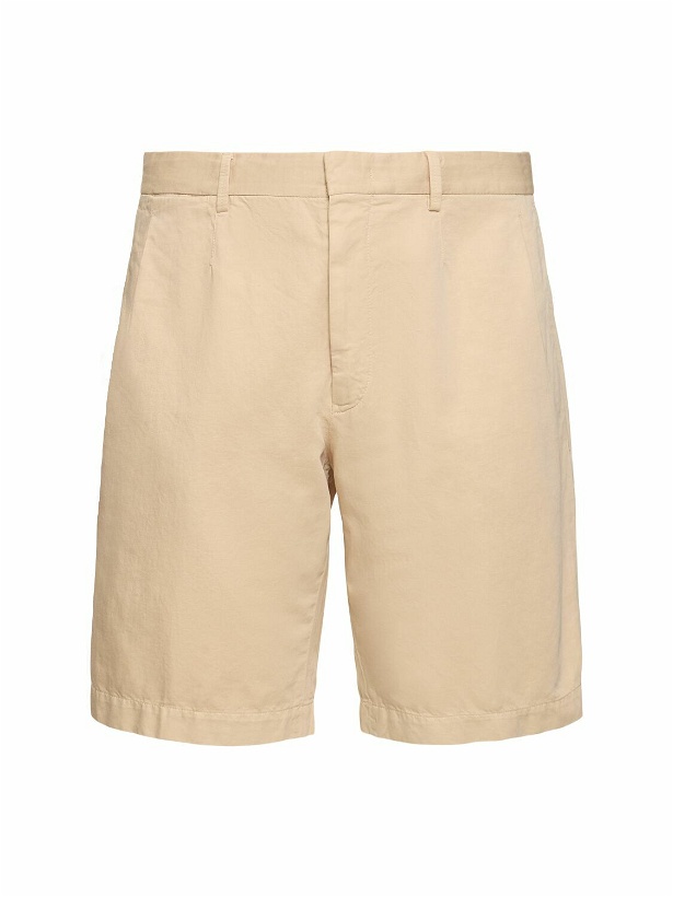 Photo: ZEGNA Summer Cotton & Linen Chino Shorts