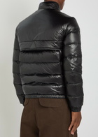 Moncler Grenoble Logo-appliquéd Padded Shell Jacket Black
