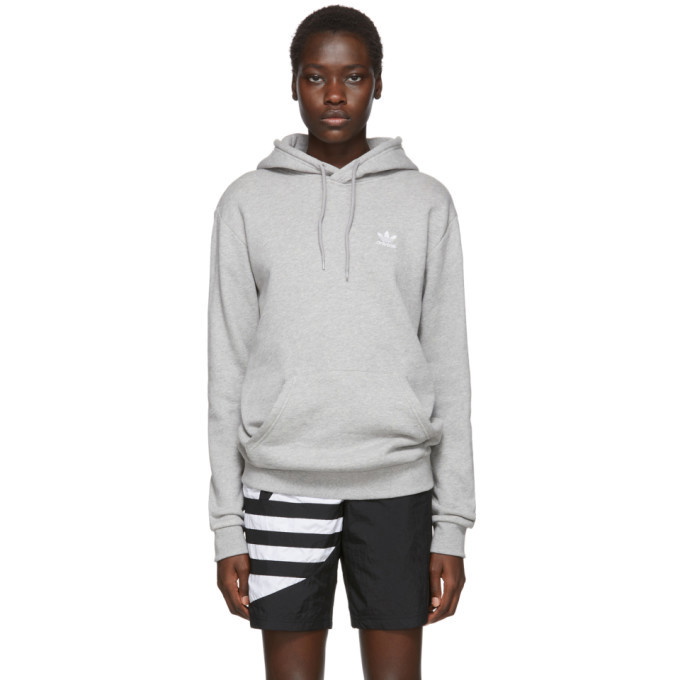 Photo: adidas Originals Grey Trefoil Essentials Hoodie