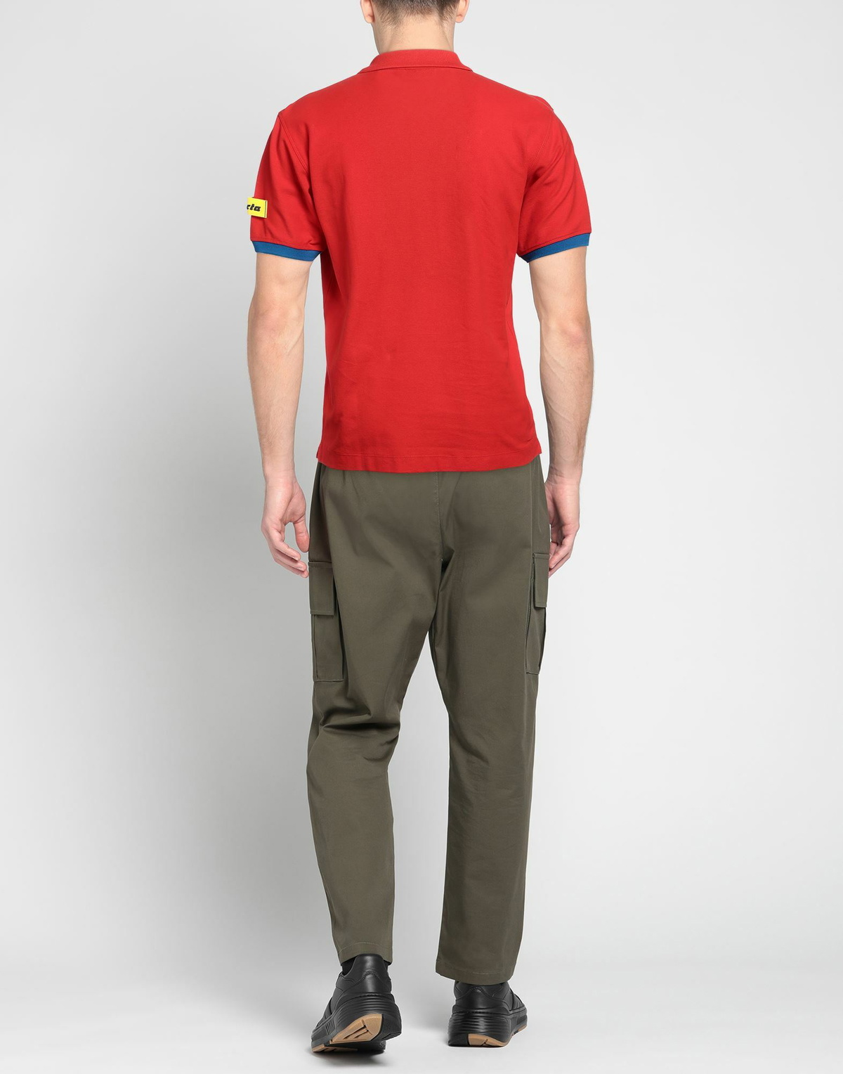 Invicta Mens Polo shirt in Tomato red