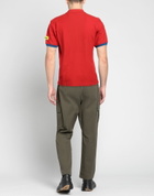 Invicta Mens Polo shirt in Tomato red