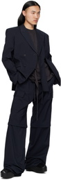 Ottolinger Navy Baggy Cargo Pants