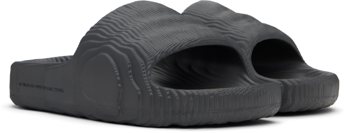 adidas Originals Gray Adilette 22 Pool Slides
