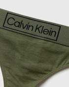 Calvin Klein Underwear Wmns Thong Green - Womens - Panties