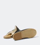 Sabah Shearling-lined leather mules