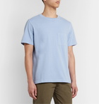 Albam - Workwear Pigment-Dyed Cotton-Jersey T-Shirt - Blue