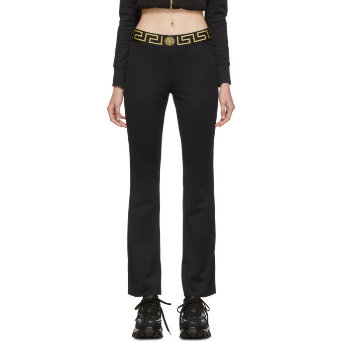 Photo: Versace Underwear Black Greek Key Lounge Pants